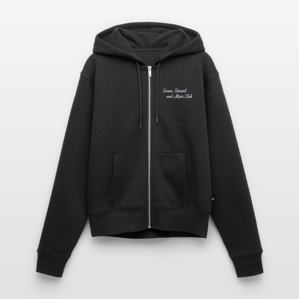 Sommer, Sonne & Meer Club - Frauen Premium Kapuzenjacke - Schwarz