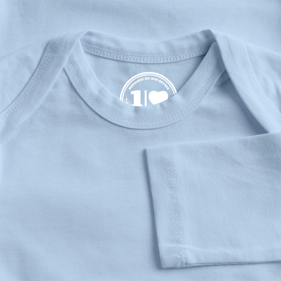 Team Naughty - Baby Organic Long Sleeve Bodysuit