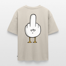 F**k You Möwe - Unisex Premium Oversized Bio T-Shirt - Beige