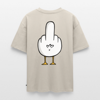 F**k You Möwe - Unisex Premium Oversized Bio T-Shirt - Beige
