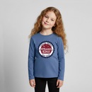 Strandkind Original - Kinder Premium Langarmshirt - Taubenblau