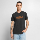 Strandkind - Männer Bio-T-Shirt mit V-Ausschnitt - Anthrazit meliert
