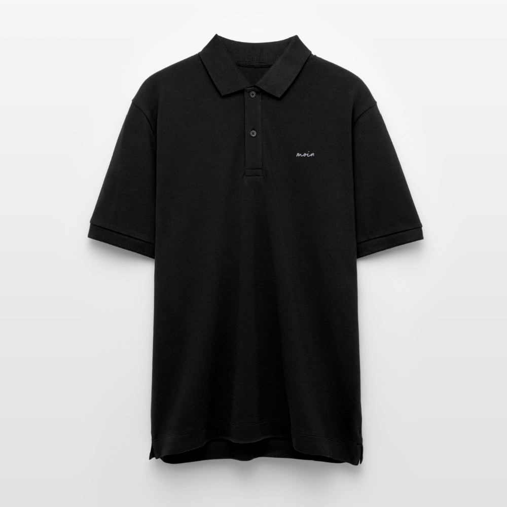 Moin -  Unisex Bio-Poloshirt - Schwarz