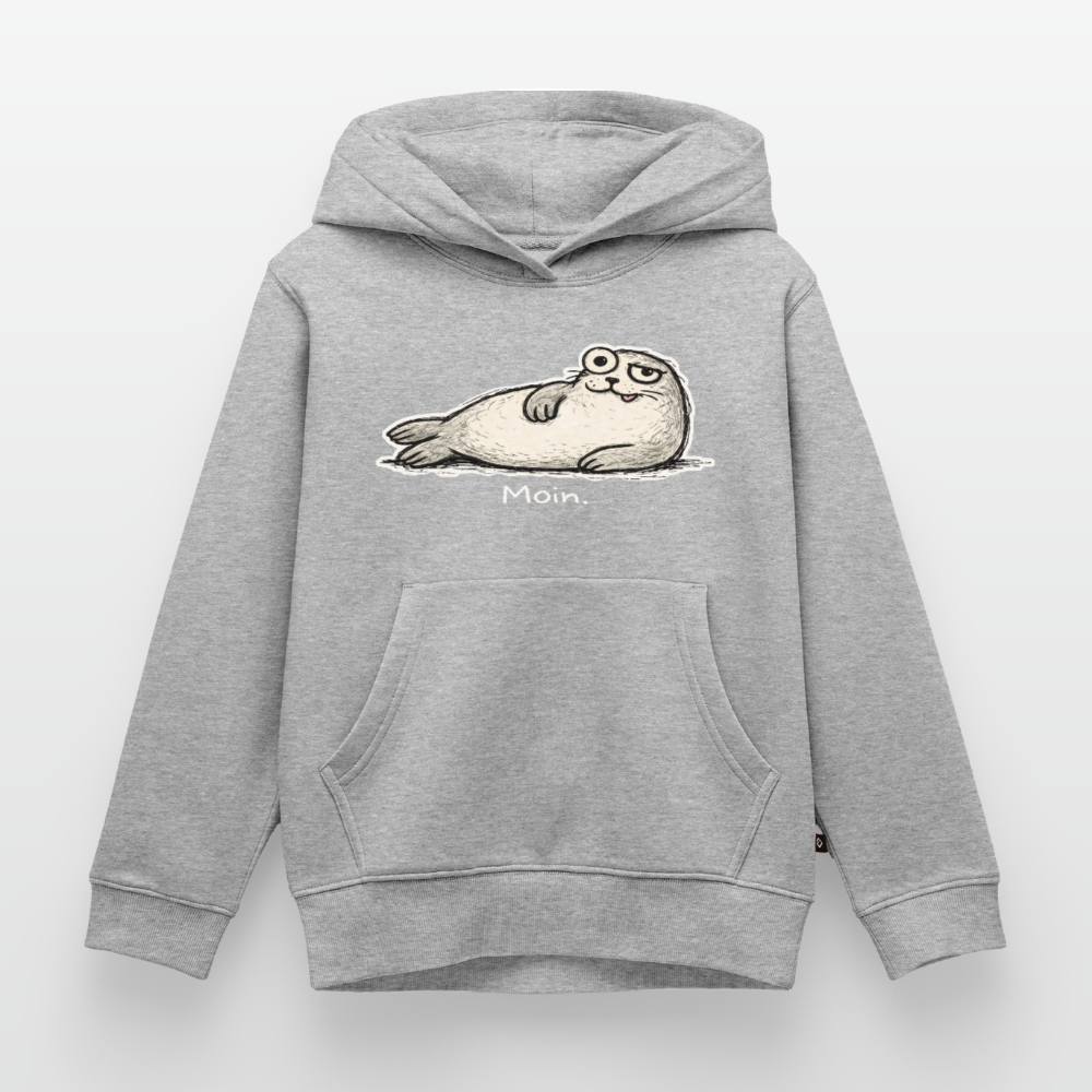 Robbert - Kinder Premium Hoodie - Grau meliert