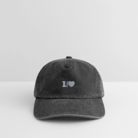 ONELOVE - Relaxed Vintage Cap - Vintage Schwarz