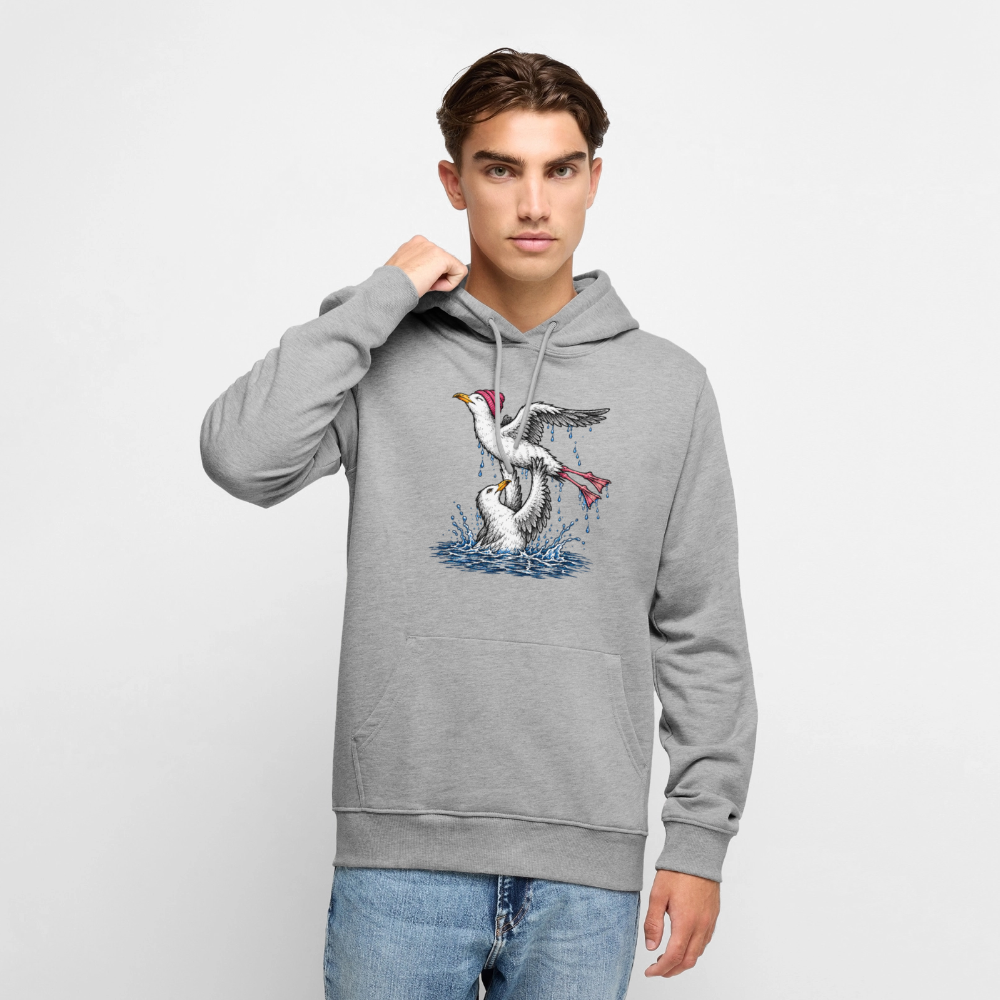 Dirty Möwing - Unisex Premium Hoodie - Grau meliert