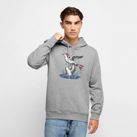 Dirty Möwing - Unisex Premium Hoodie - Grau meliert
