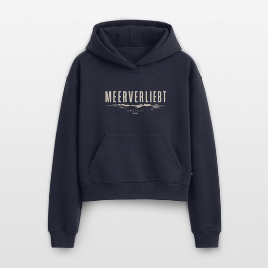 Meerverliebt - Cropped Oversized Heavyweight Frauen Hoodie