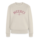 MEERCI Salz im Herzen - Frauen Premium Pullover - Beige