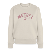 MEERCI Salz im Herzen - Frauen Premium Pullover - Beige