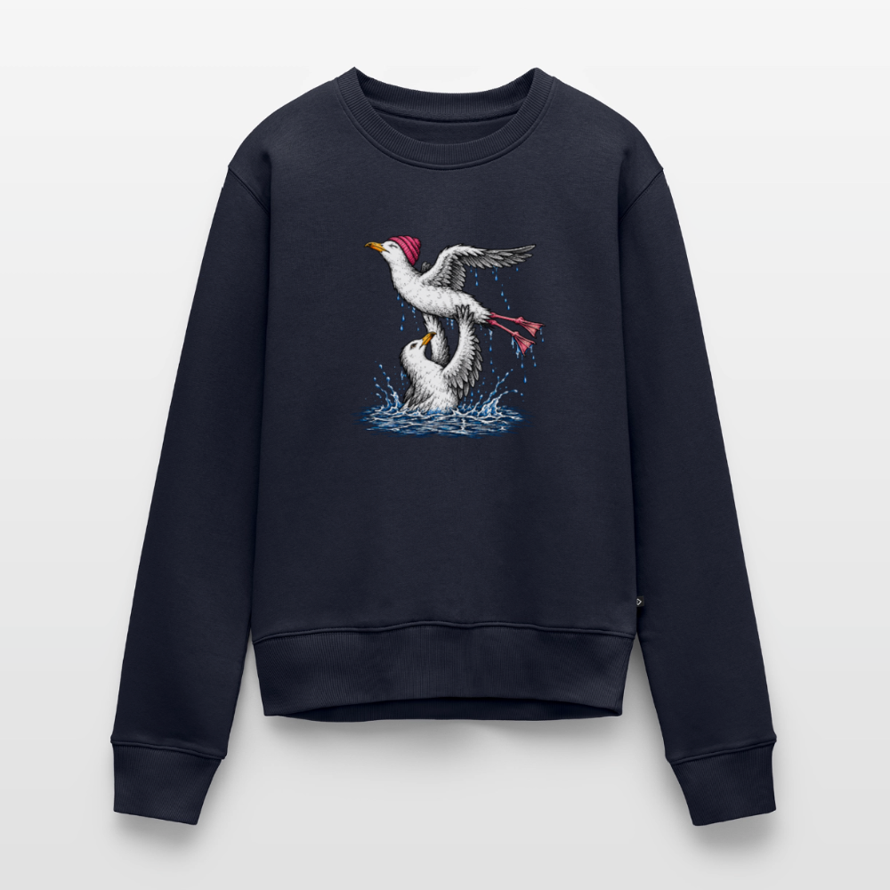 Dirty Möwing - Frauen Premium Pullover - Navy