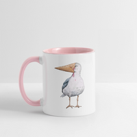 Eisvogel - Tasse zweifarbig - Weiß/Pink