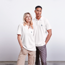 Anker - Unisex Bio-Poloshirt - Weiß