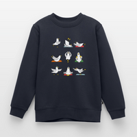 Yoga Möwen - Kinder Premium Pullover - Navy