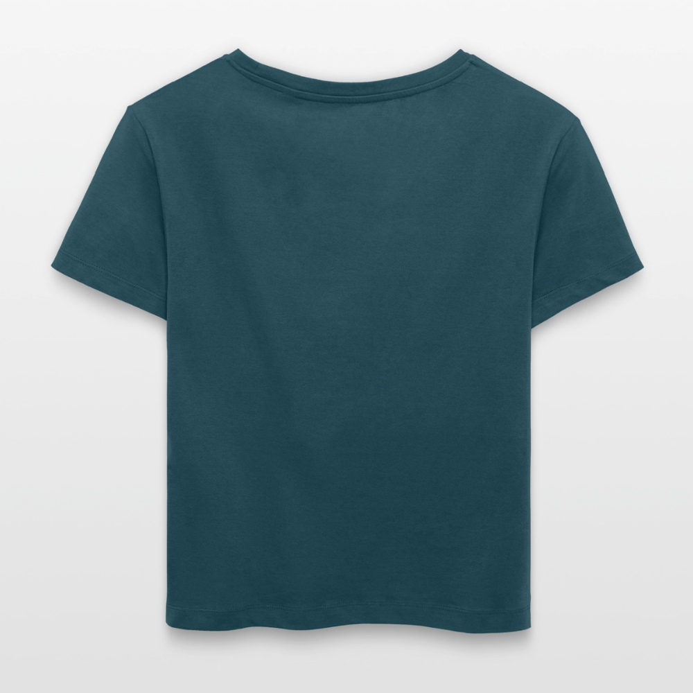F**k You Möwenlady - Relaxed Frauen Bio-T-Shirt - Dunkles Petrol