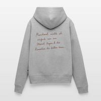 Ab an den Strand - Frauen Premium Hoodie - Grau meliert