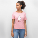 F**k You Möwenlady - Relaxed Frauen Bio-T-Shirt - Hellrosa