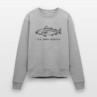 Ich dreh Dorsch - Frauen Premium Pullover - Grau meliert