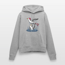 Dancing Möwe - Frauen Premium Hoodie - Grau meliert