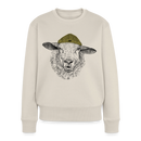 Wolle Schaf - Frauen Premium Pullover - Beige