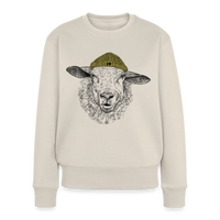 Wolle Schaf - Frauen Premium Pullover - Beige