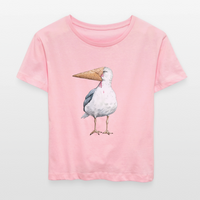 Eisvogel - Relaxed Frauen Bio-T-Shirt - Hellrosa