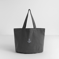 Anker - Vintage-Washed Shopper - Vintage Schwarz