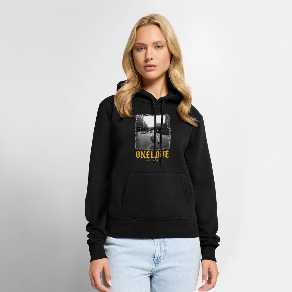 ONELOVE seit 2012  - Frauen Premium Hoodie - Schwarz