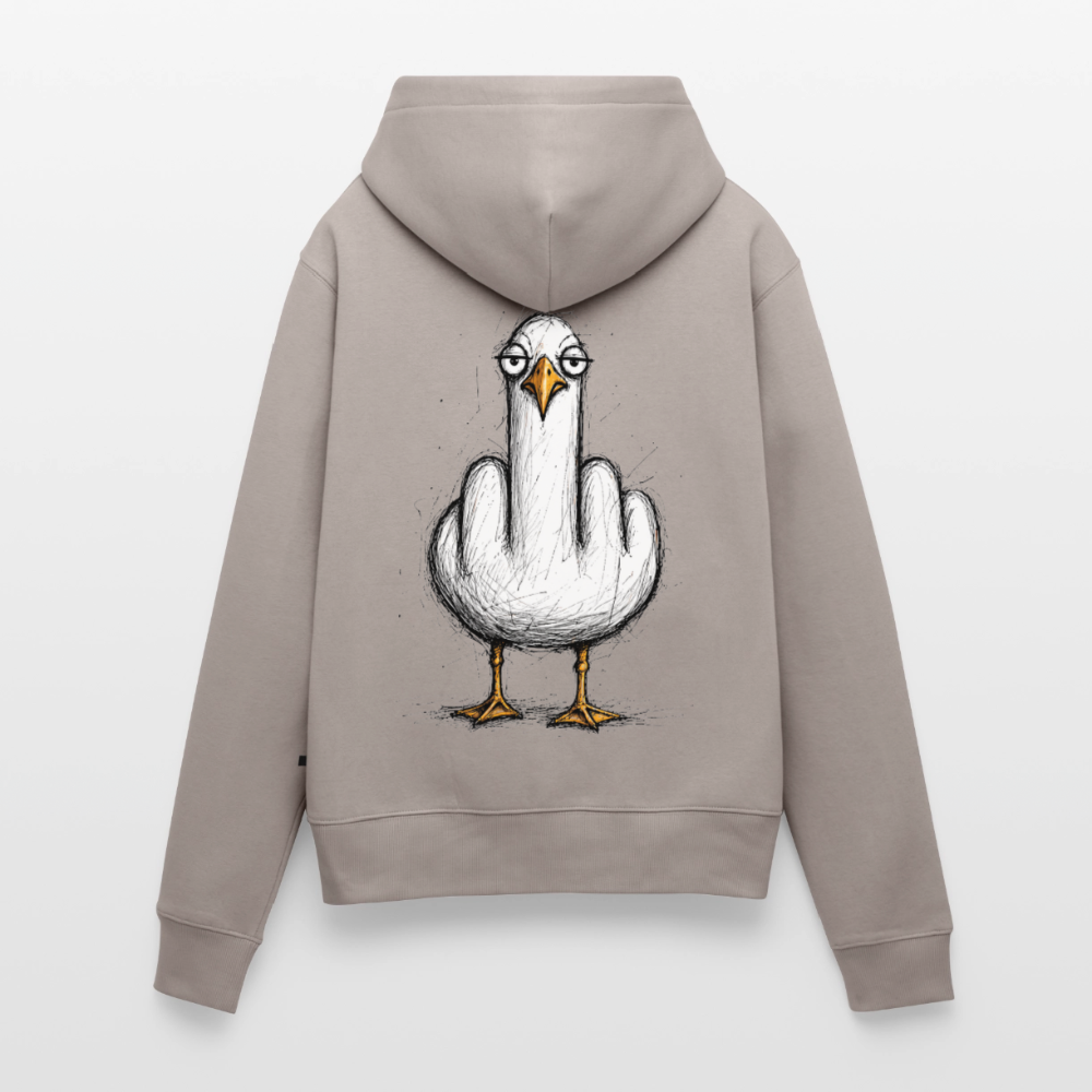 F**k You Möwe - Frauen Premium Hoodie - Taupe