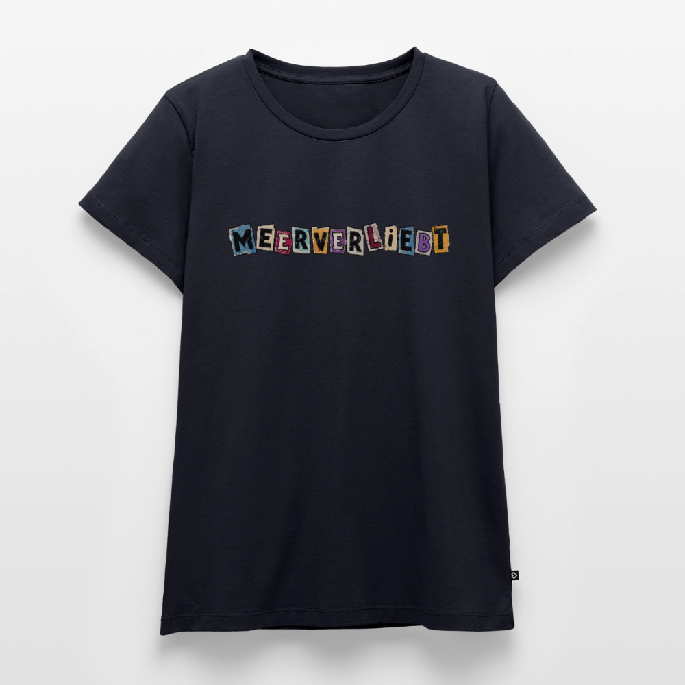 Meerverliebt - Frauen Premium T-Shirt - Navy