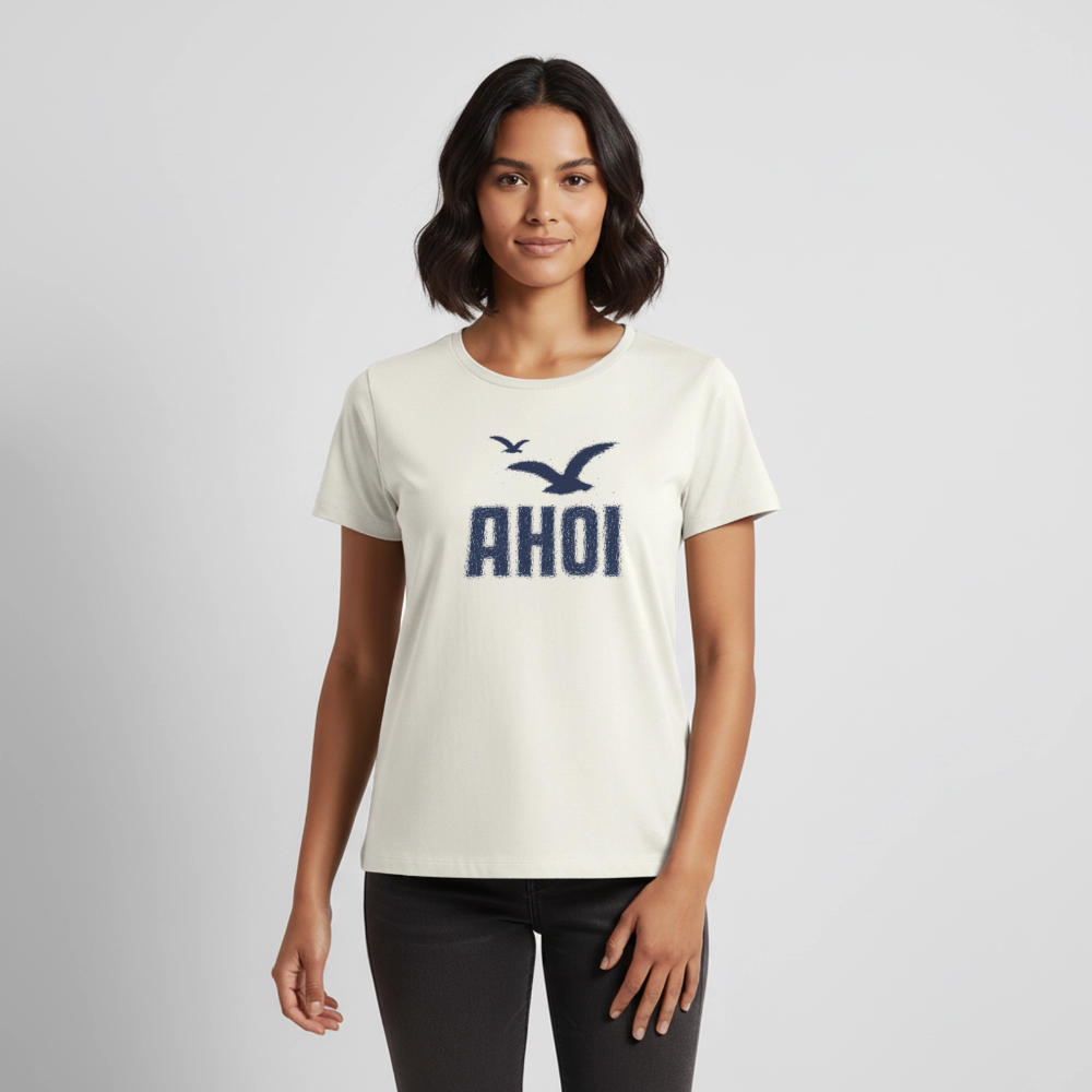 Ahoi - Frauen Premium T-Shirt - Naturweiß