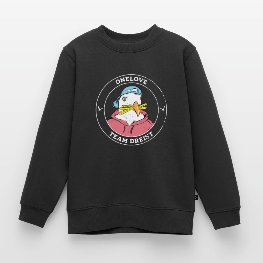 Team Dreist - Kinder Premium Pullover - Schwarz