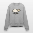 Moin Schaf - Frauen Premium Pullover - Grau meliert