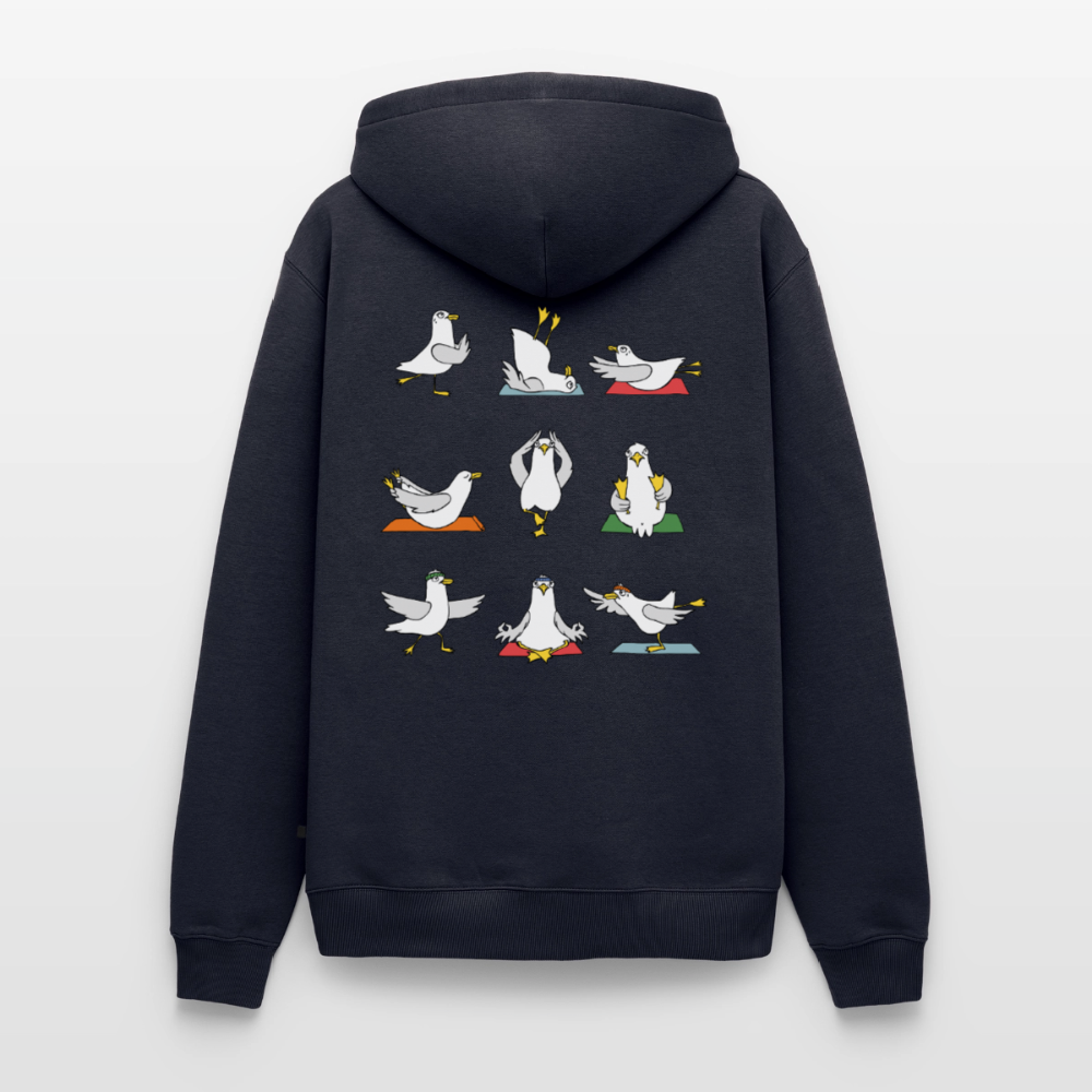 Yoga Möwen - Unisex Premium Hoodie - Navy