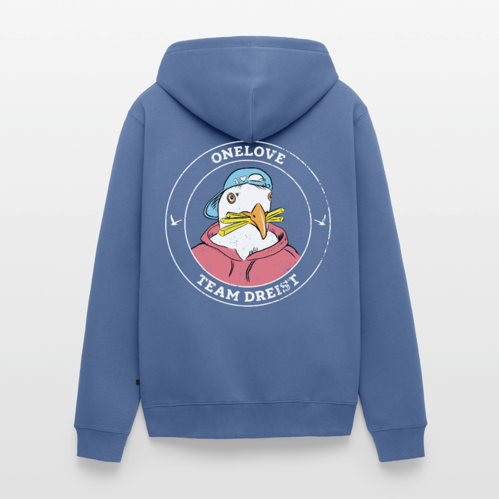 Team Dreist - Unisex Premium Kapuzenjacke - Taubenblau
