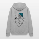 Skipper - Unisex Premium Hoodie - Grau meliert