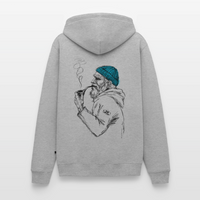 Skipper - Unisex Premium Hoodie - Grau meliert