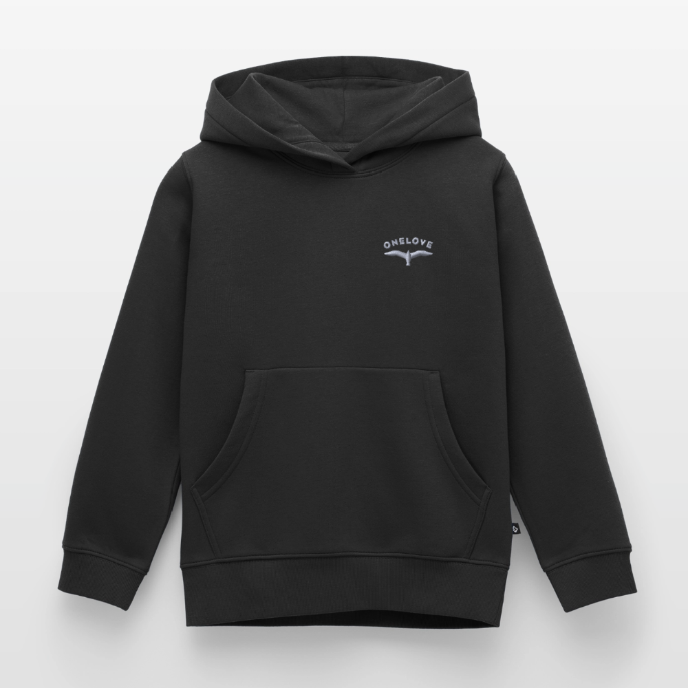 ONELOVE - Möwe - Kinder Premium Hoodie - Schwarz
