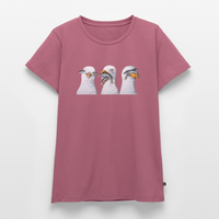 Drei weise Möwen - Frauen Premium T-Shirt - Mauve