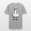 F**k You Möwe - Unisex Premium T-Shirt - Grau meliert