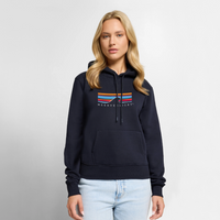 Meerverliebt Welle - Frauen Premium Hoodie - Navy