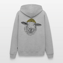 Wolle Schaf - Unisex Premium Hoodie - Grau meliert