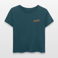 Strandkind -  Relaxed Frauen Bio-T-Shirt - Dunkles Petrol