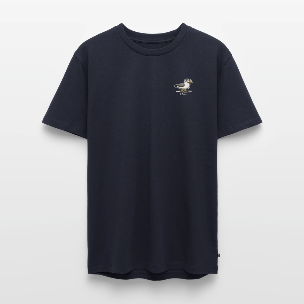 Möwenkopp | MOIN Küstenbande - Unisex Premium T-Shirt - Navy