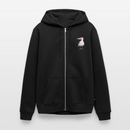 Eisvogel - Unisex Premium Kapuzenjacke - Schwarz
