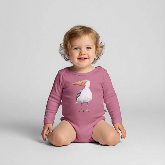 Kingfisher - Baby Organic Long Sleeve Bodysuit