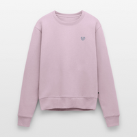 Wellenherz Stick - Frauen Premium Pullover - Altrosa