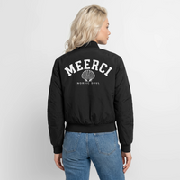 MEERCI - Unisex Bomberjacke - Schwarz