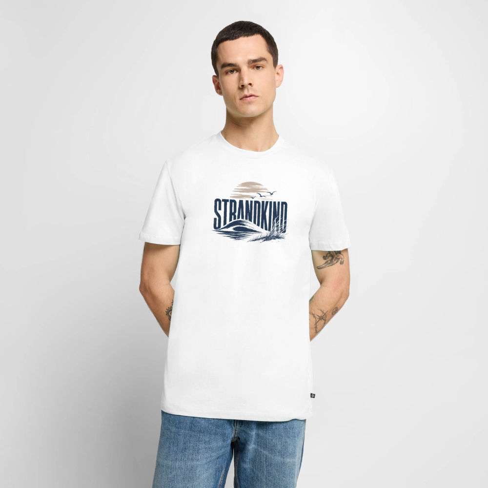 Strandkind - Männer Premium T-Shirt - Weiß
