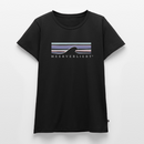 Meerverliebt Welle - Frauen Premium T-Shirt - Schwarz